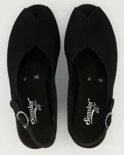 Nora Sandalen in Schwarz