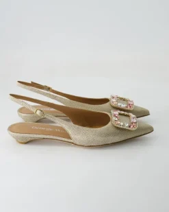 N802-504 Slingpumps in Beige