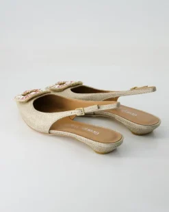 N802-504 Slingpumps in Beige