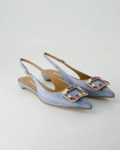 N802-904 Slingpumps in Blau