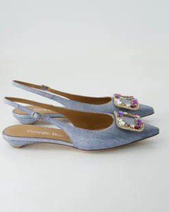 N802-904 Slingpumps in Blau