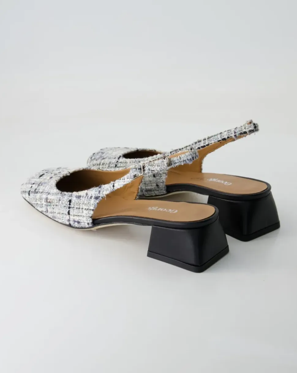 N2108-104 Slingpumps in Weiß