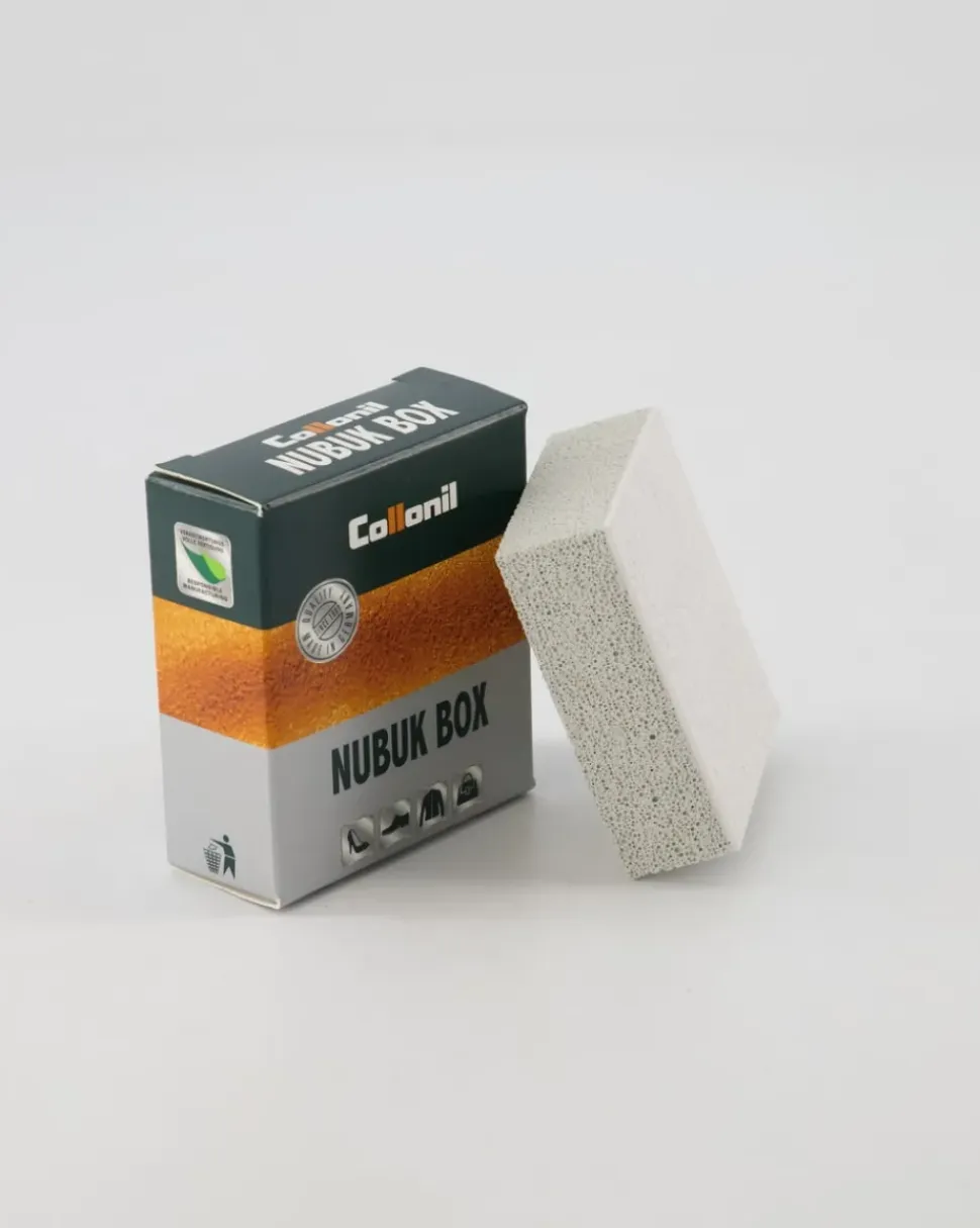 NUBUK BOX Fleckentfernung Pflegeprodukt in Grau