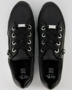 Osaka-Highsoft Schnürschuhe in Schwarz