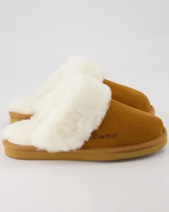 Pantoffel Komfort Da. Hausschuhe in Braun