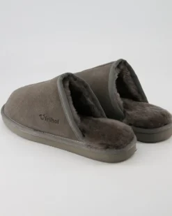 Pantoffel Komfort Da. Hausschuhe in Grau