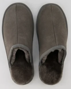 Pantoffel Komfort Da. Hausschuhe in Grau