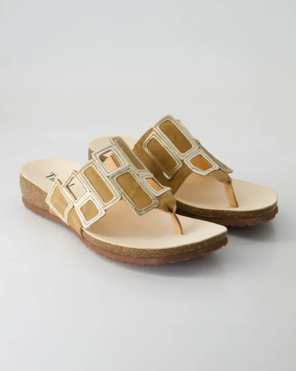 3-001136-4000 Pantoletten in Beige