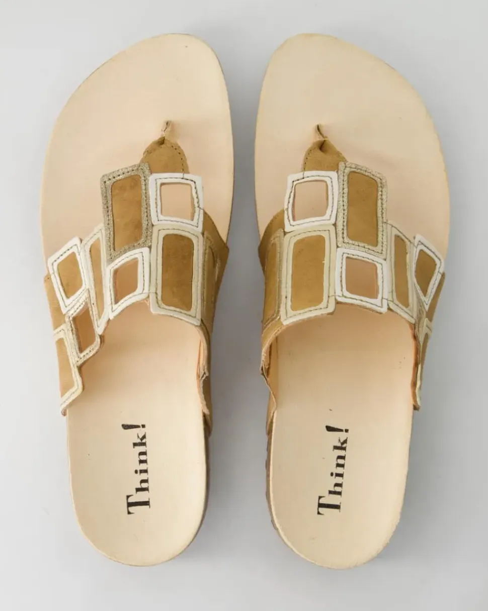 3-001136-4000 Pantoletten in Beige