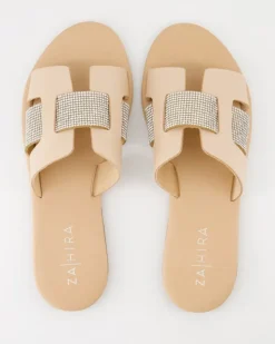 12260 Pantoletten in Beige