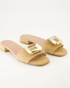 2558 Pantoletten in Beige