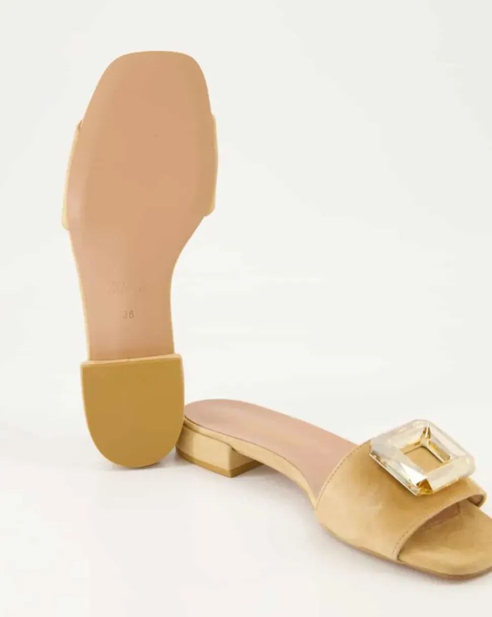 2558 Pantoletten in Beige