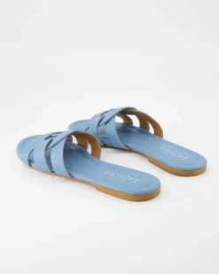 13151 Pantoletten in Blau