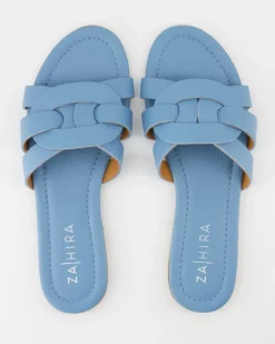 13151 Pantoletten in Blau