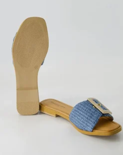 4268 Pantoletten in Blau