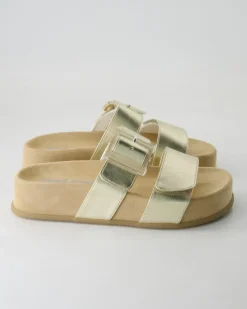 6157 Pantoletten in Gold
