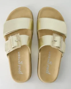 6157 Pantoletten in Gold