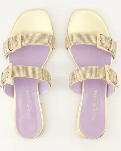 5240 Pantoletten in Gold