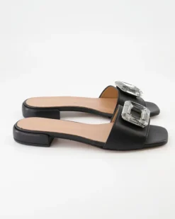 2558 Pantoletten in Schwarz