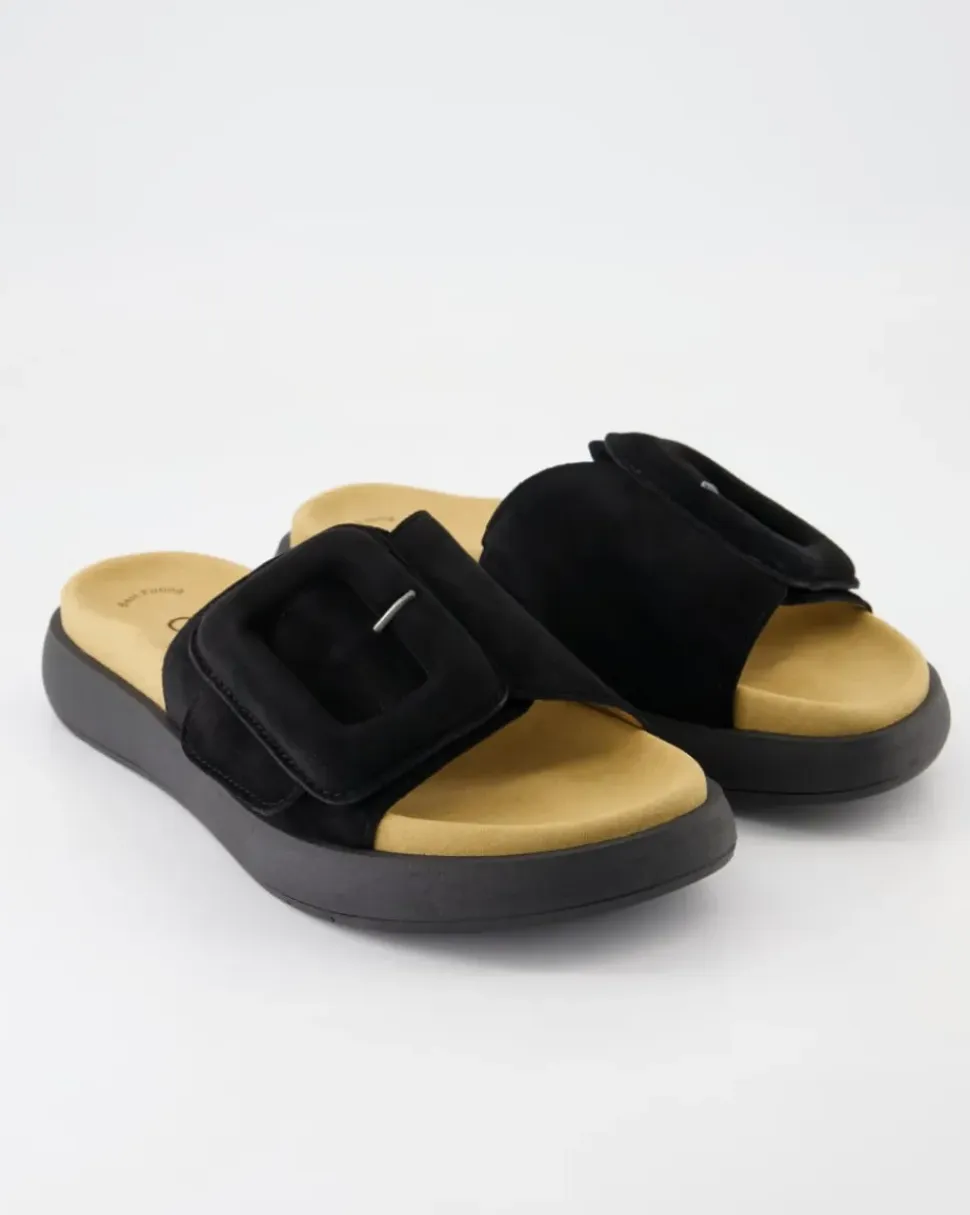 Pantolette Pantoletten in Schwarz