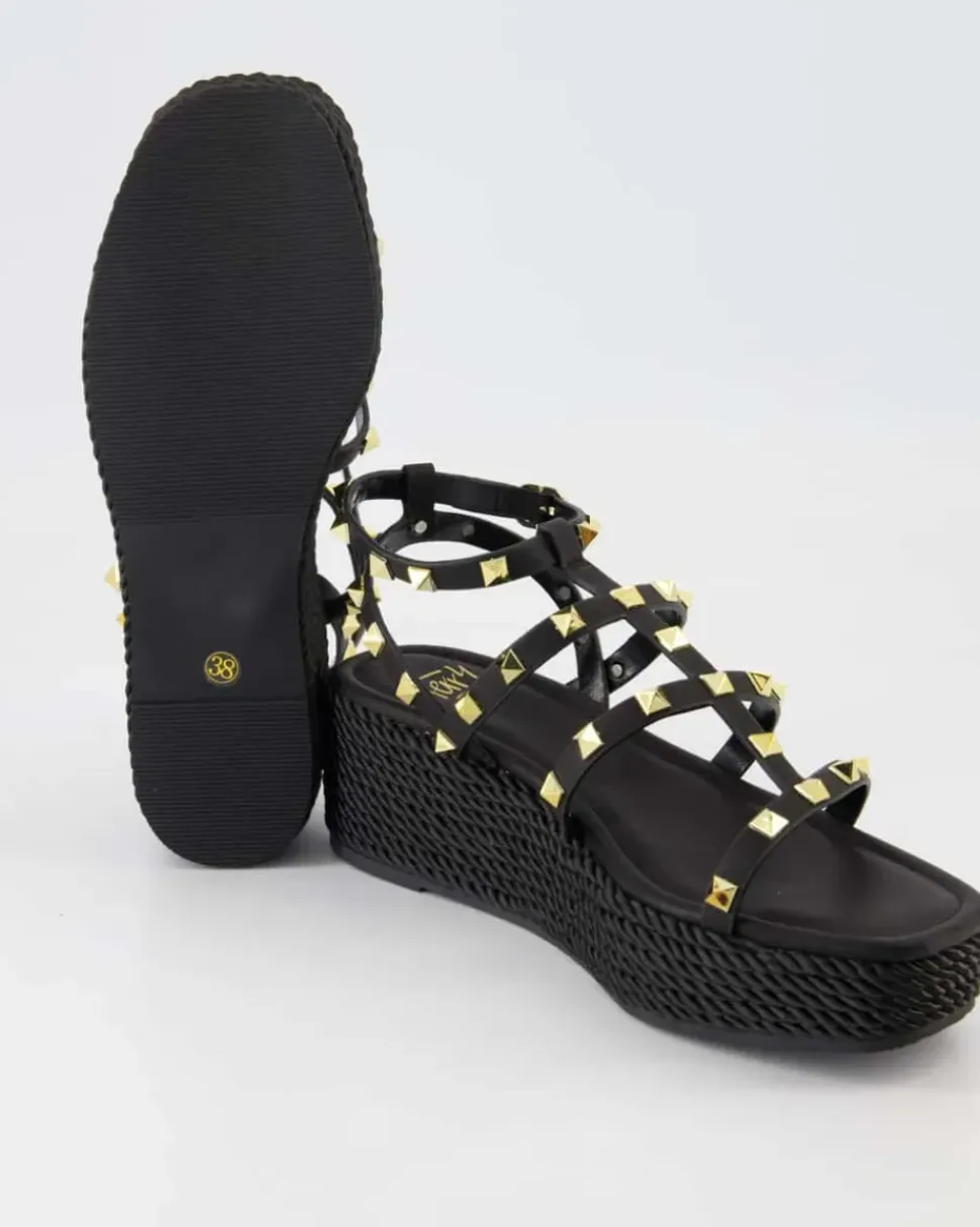 Paola-122 Sandalen in Schwarz
