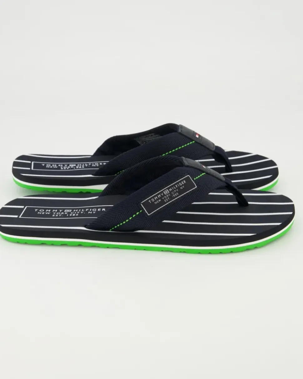 Patch Hilfiger Beach Sandal Zehentrenner in Blau
