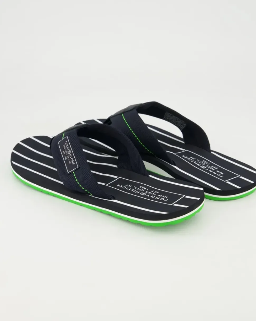 Patch Hilfiger Beach Sandal Zehentrenner in Blau