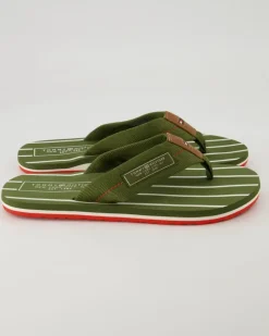 Patch Hilfiger Beach Sandal Zehentrenner in Grün