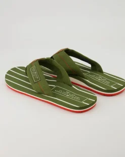 Patch Hilfiger Beach Sandal Zehentrenner in Grün
