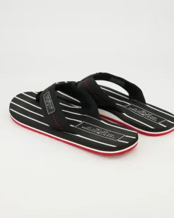 Patch Hilfiger Beach Sandal Zehentrenner in Schwarz