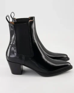 P02567B Stiefeletten in Schwarz