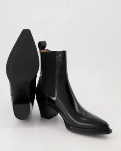 P02567B Stiefeletten in Schwarz