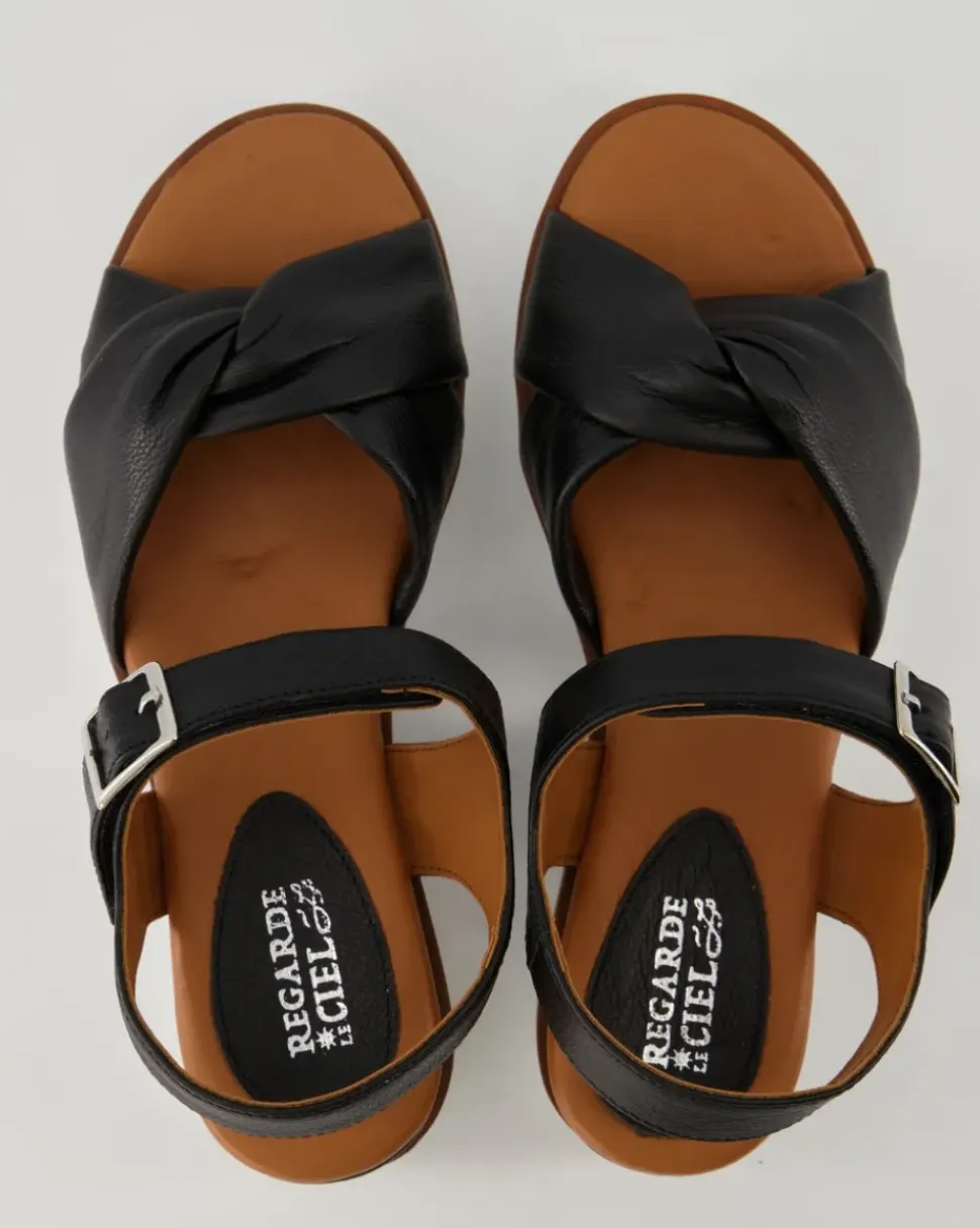 Peggy 05 Sandalen in Schwarz
