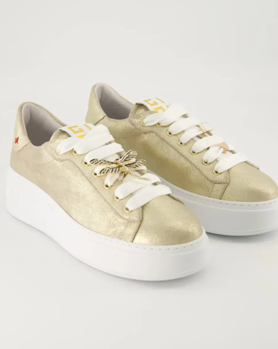 PIA Schnürschuhe in Gold