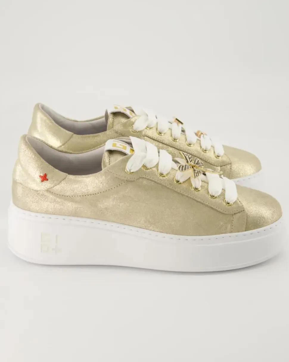 PIA Schnürschuhe in Gold