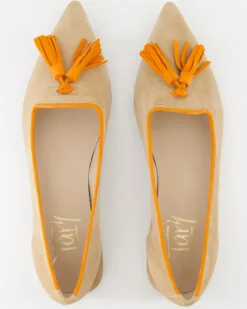 Pisa Ballerinas in Beige