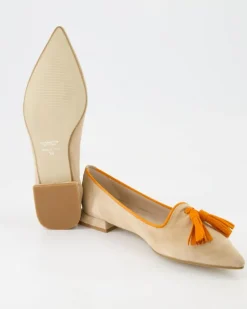 Pisa Ballerinas in Beige