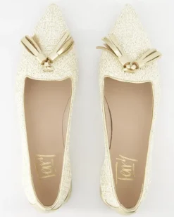 Pisa Ballerinas in Beige