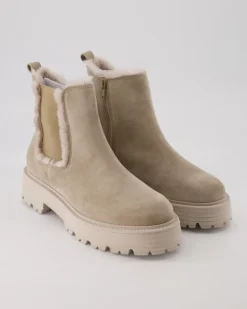 Power Chelsea Boots in Beige