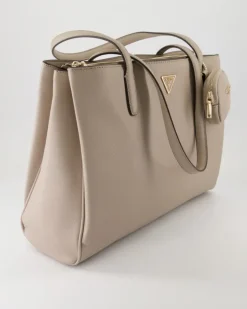 Power Play Tech Tote Handtasche in Beige
