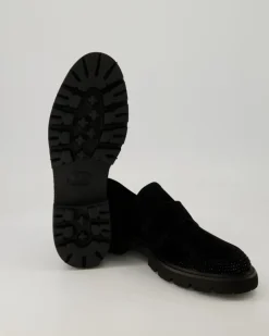 Print Slipper in Schwarz