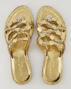 PS361 Pantoletten in Gold
