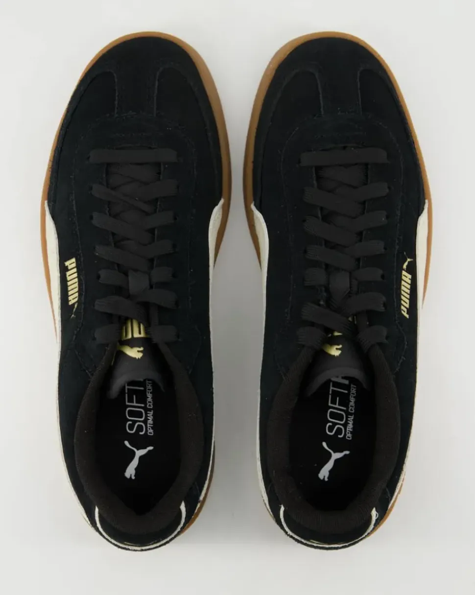 Puma Club II Era Suede Sneaker in Schwarz