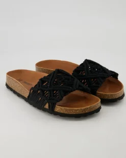 Raga Knots Pantoletten in Schwarz
