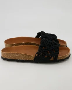 Raga Knots Pantoletten in Schwarz