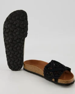 Raga Knots Pantoletten in Schwarz