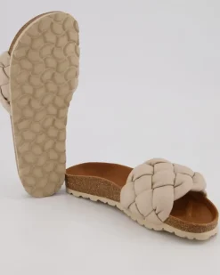 Rai Roda Pantoletten in Beige