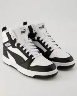 Rebound V6 Mid Jr. Schnürschuhe in Weiß