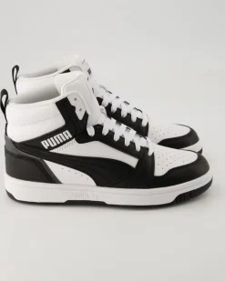Rebound V6 Mid Jr. Schnürschuhe in Weiß