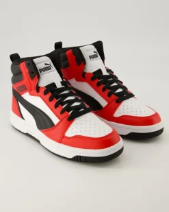 Rebound V6 Mid Jr. Sneaker in Weiß